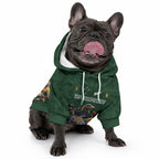 Custom Rugby Southern Hemisphere Pet Hoodie Argentina AUNZ South Africa Mascot Green
