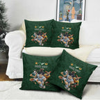Custom Rugby Southern Hemisphere Pillow Cover Argentina AUNZ South Africa Mascot Green - Aussie Hoodie