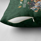 Custom Rugby Southern Hemisphere Pillow Cover Argentina AUNZ South Africa Mascot Green - Aussie Hoodie