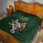 Custom Rugby Southern Hemisphere Quilt Argentina AUNZ South Africa Mascot Green - Aussie Hoodie