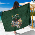 Custom Rugby Southern Hemisphere Sarong Argentina AUNZ South Africa Mascot Green - Aussie Hoodie