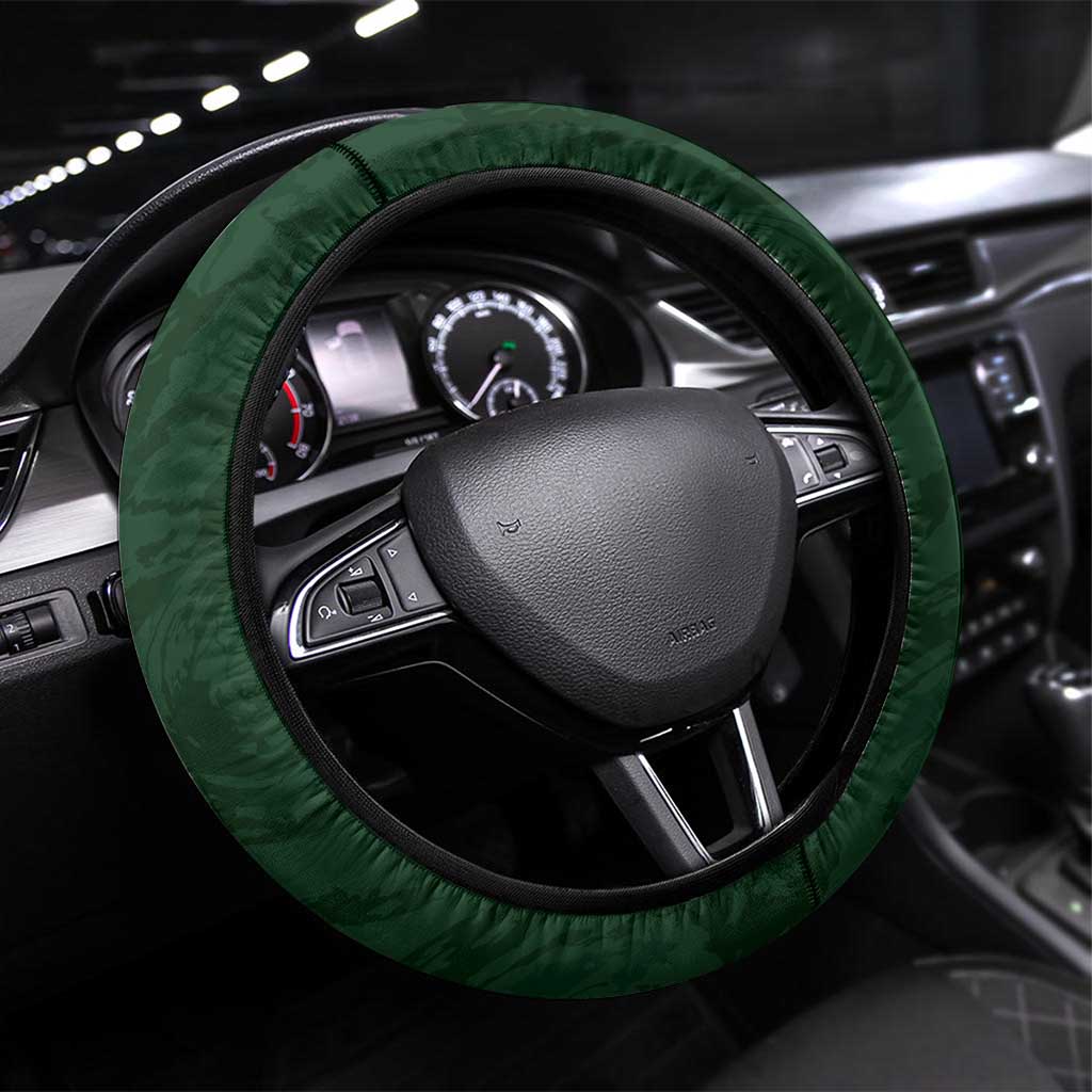 Rugby Southern Hemisphere Steering Wheel Cover Argentina AUNZ South Africa Mascot Green - Aussie Hoodie