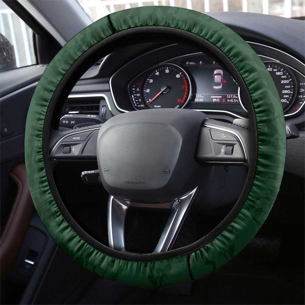 Rugby Southern Hemisphere Steering Wheel Cover Argentina AUNZ South Africa Mascot Green - Aussie Hoodie