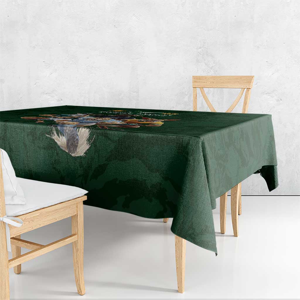 Custom Rugby Southern Hemisphere Tablecloth Argentina AUNZ South Africa Mascot Green - Aussie Hoodie