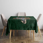 Custom Rugby Southern Hemisphere Tablecloth Argentina AUNZ South Africa Mascot Green - Aussie Hoodie