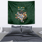 Custom Rugby Southern Hemisphere Tapestry Argentina AUNZ South Africa Mascot Green - Aussie Hoodie