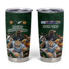 Custom Rugby Southern Hemisphere Tumbler Cup Argentina AUNZ South Africa Mascot Green - Aussie Hoodie