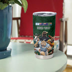 Custom Rugby Southern Hemisphere Tumbler Cup Argentina AUNZ South Africa Mascot Green - Aussie Hoodie