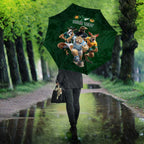 Custom Rugby Southern Hemisphere Umbrella Argentina AUNZ South Africa Mascot Green - Aussie Hoodie
