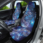 North Island Kokako and South Island Kokako Car Seat Cover New Zealand Native Bird with Galaxy Vibe