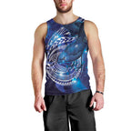 North Island Kokako and South Island Kokako Men Tank Top New Zealand Native Bird with Galaxy Vibe