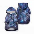 North Island Kokako and South Island Kokako Pet Hoodie New Zealand Native Bird with Galaxy Vibe