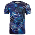 North Island Kokako and South Island Kokako T Shirt New Zealand Native Bird with Galaxy Vibe