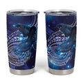 North Island Kokako and South Island Kokako Tumbler Cup New Zealand Native Bird with Galaxy Vibe