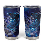 North Island Kokako and South Island Kokako Tumbler Cup New Zealand Native Bird with Galaxy Vibe