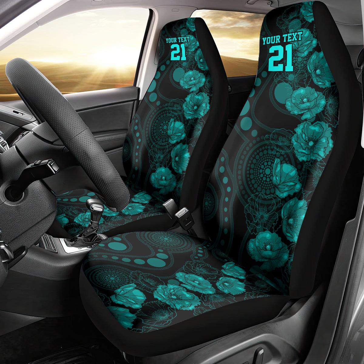 heat-cricket-never-forget-custom-car-seat-cover-anzac-day-with-poppy-aboriginal
