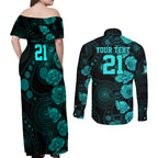 heat-cricket-never-forget-custom-couples-matching-off-shoulder-maxi-dress-and-long-sleeve-button-shirt-anzac-day-with-poppy-aboriginal