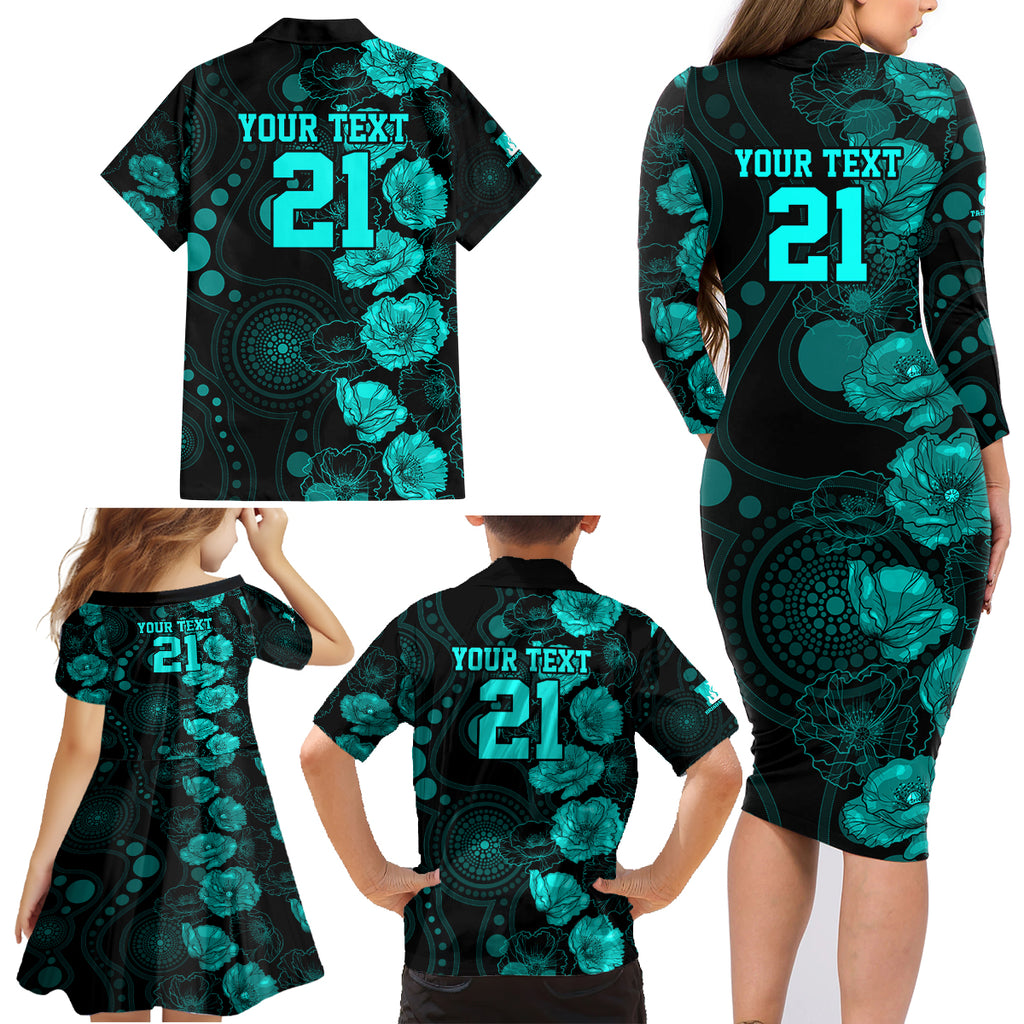 heat-cricket-never-forget-custom-family-matching-long-sleeve-bodycon-dress-and-hawaiian-shirt-anzac-day-with-poppy-aboriginal