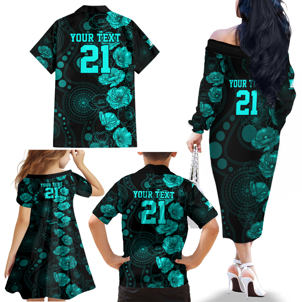 heat-cricket-never-forget-custom-family-matching-off-shoulder-long-sleeve-dress-and-hawaiian-shirt-anzac-day-with-poppy-aboriginal
