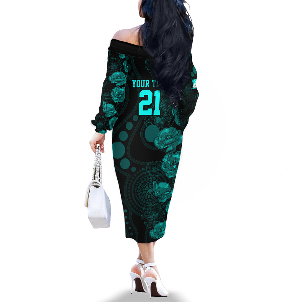 heat-cricket-never-forget-custom-family-matching-off-shoulder-long-sleeve-dress-and-hawaiian-shirt-anzac-day-with-poppy-aboriginal