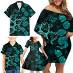 heat-cricket-never-forget-custom-family-matching-off-shoulder-short-dress-and-hawaiian-shirt-anzac-day-with-poppy-aboriginal