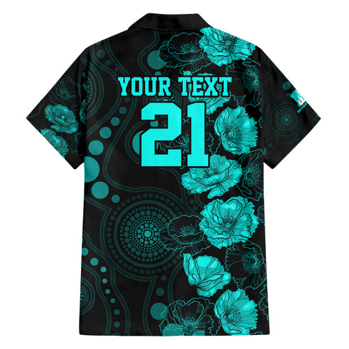 heat-cricket-never-forget-custom-family-matching-off-shoulder-short-dress-and-hawaiian-shirt-anzac-day-with-poppy-aboriginal