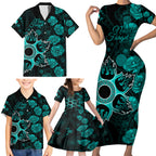heat-cricket-never-forget-custom-family-matching-short-sleeve-bodycon-dress-and-hawaiian-shirt-anzac-day-with-poppy-aboriginal