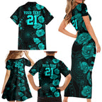 heat-cricket-never-forget-custom-family-matching-short-sleeve-bodycon-dress-and-hawaiian-shirt-anzac-day-with-poppy-aboriginal