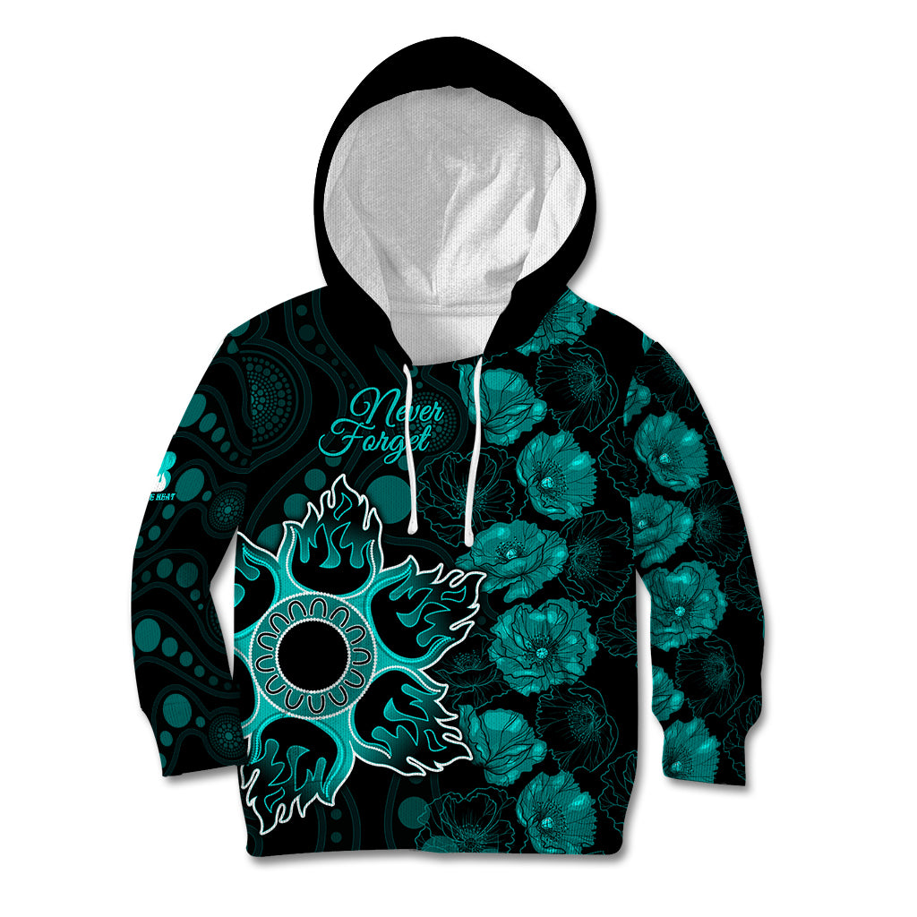 heat-cricket-never-forget-custom-kid-hoodie-anzac-day-with-poppy-aboriginal