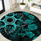 heat-cricket-never-forget-custom-round-carpet-anzac-day-with-poppy-aboriginal