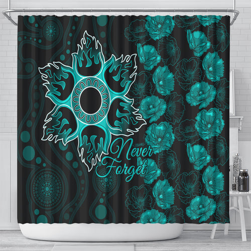 heat-cricket-never-forget-custom-shower-curtain-anzac-day-with-poppy-aboriginal