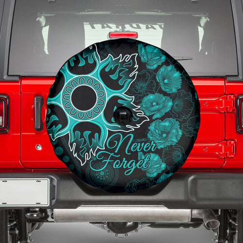 heat-cricket-never-forget-custom-spare-tire-cover-anzac-day-with-poppy-aboriginal