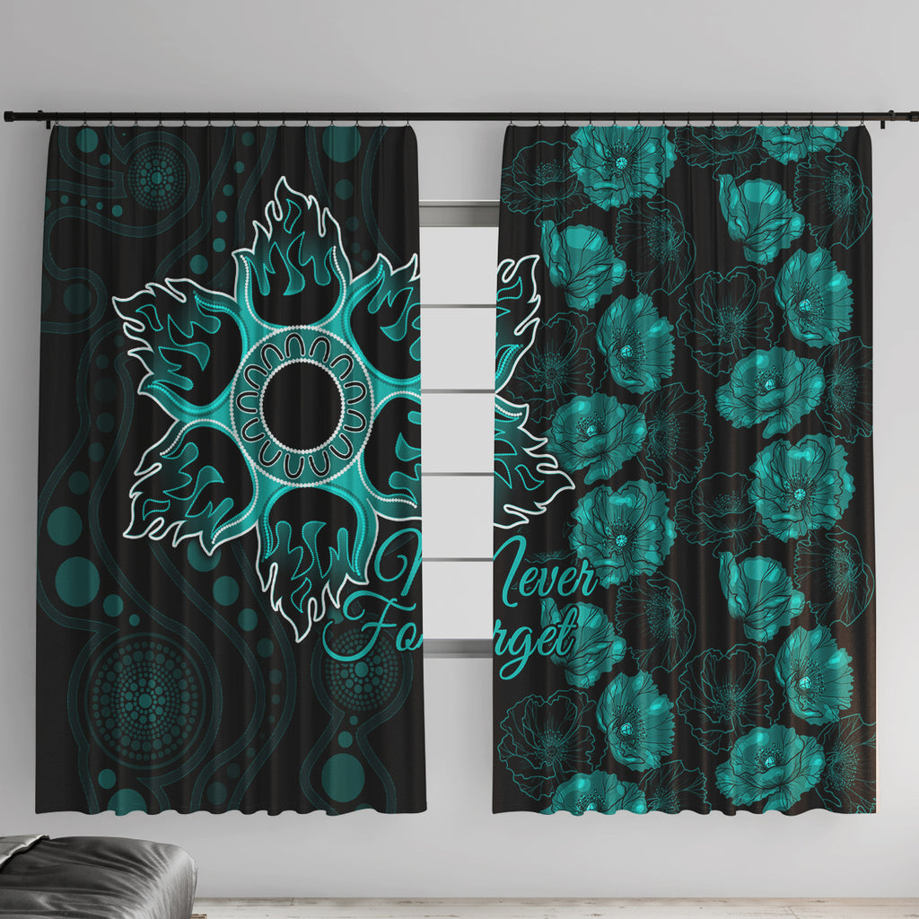 heat-cricket-never-forget-custom-window-curtain-anzac-day-with-poppy-aboriginal