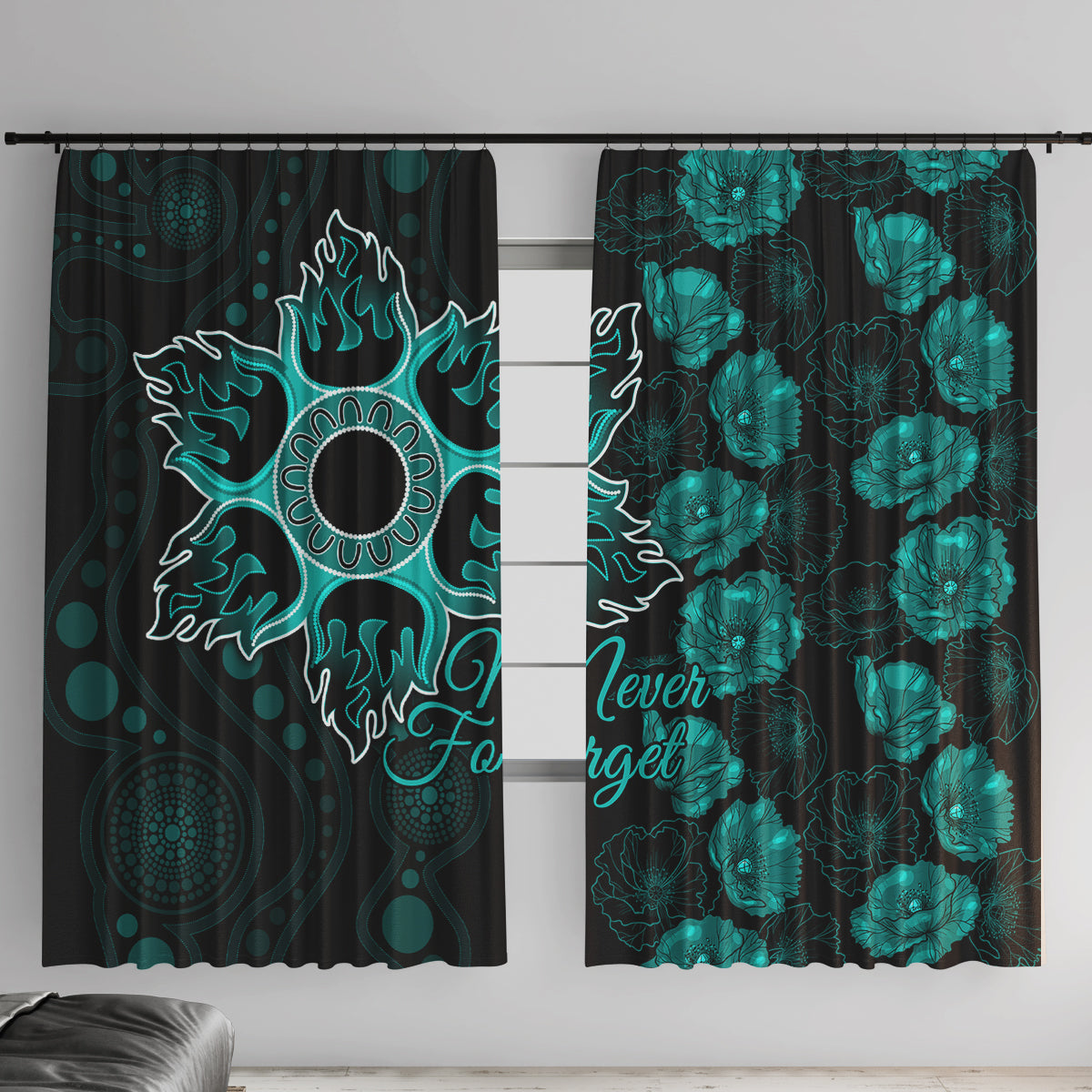 heat-cricket-never-forget-custom-window-curtain-anzac-day-with-poppy-aboriginal