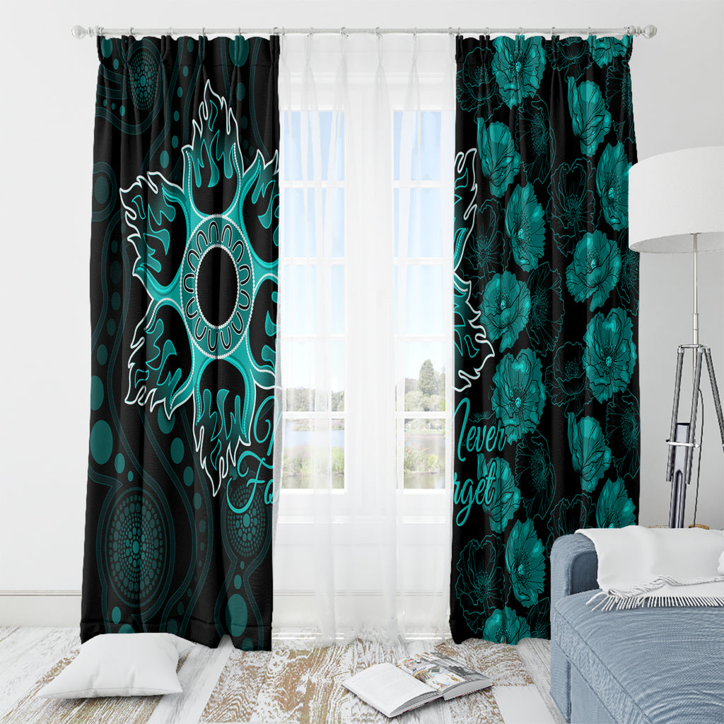 heat-cricket-never-forget-custom-window-curtain-anzac-day-with-poppy-aboriginal