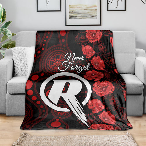 renegades-cricket-never-forget-custom-blanket-anzac-day-with-poppy-aboriginal