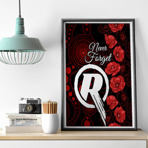 renegades-cricket-never-forget-custom-canvas-wall-art-anzac-day-with-poppy-aboriginal
