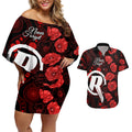 renegades-cricket-never-forget-custom-couples-matching-off-shoulder-short-dress-and-hawaiian-shirt-anzac-day-with-poppy-aboriginal