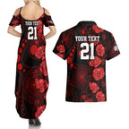renegades-cricket-never-forget-custom-couples-matching-summer-maxi-dress-and-hawaiian-shirt-anzac-day-with-poppy-aboriginal