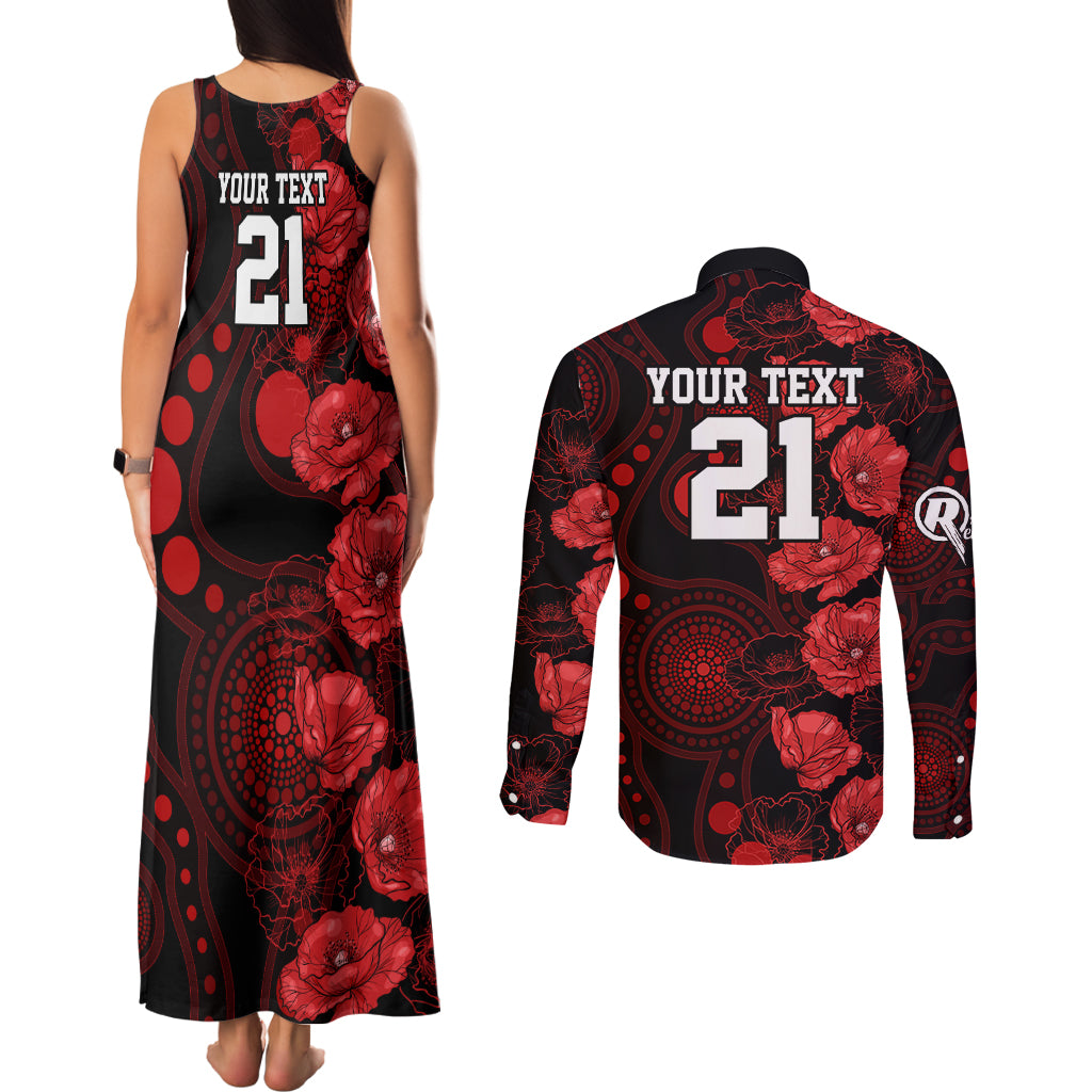renegades-cricket-never-forget-custom-couples-matching-tank-maxi-dress-and-long-sleeve-button-shirt-anzac-day-with-poppy-aboriginal