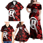 renegades-cricket-never-forget-custom-family-matching-off-shoulder-maxi-dress-and-hawaiian-shirt-anzac-day-with-poppy-aboriginal