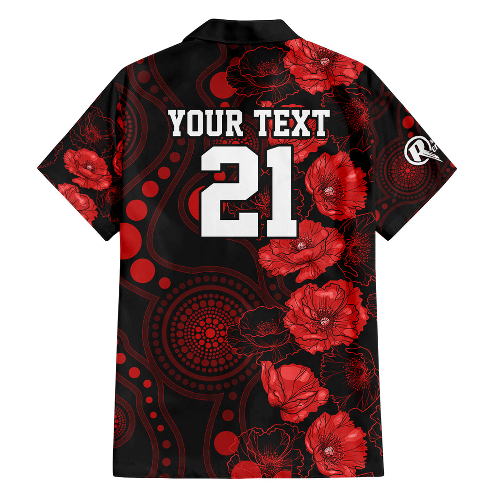 renegades-cricket-never-forget-custom-family-matching-off-shoulder-short-dress-and-hawaiian-shirt-anzac-day-with-poppy-aboriginal