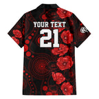renegades-cricket-never-forget-custom-family-matching-off-shoulder-short-dress-and-hawaiian-shirt-anzac-day-with-poppy-aboriginal