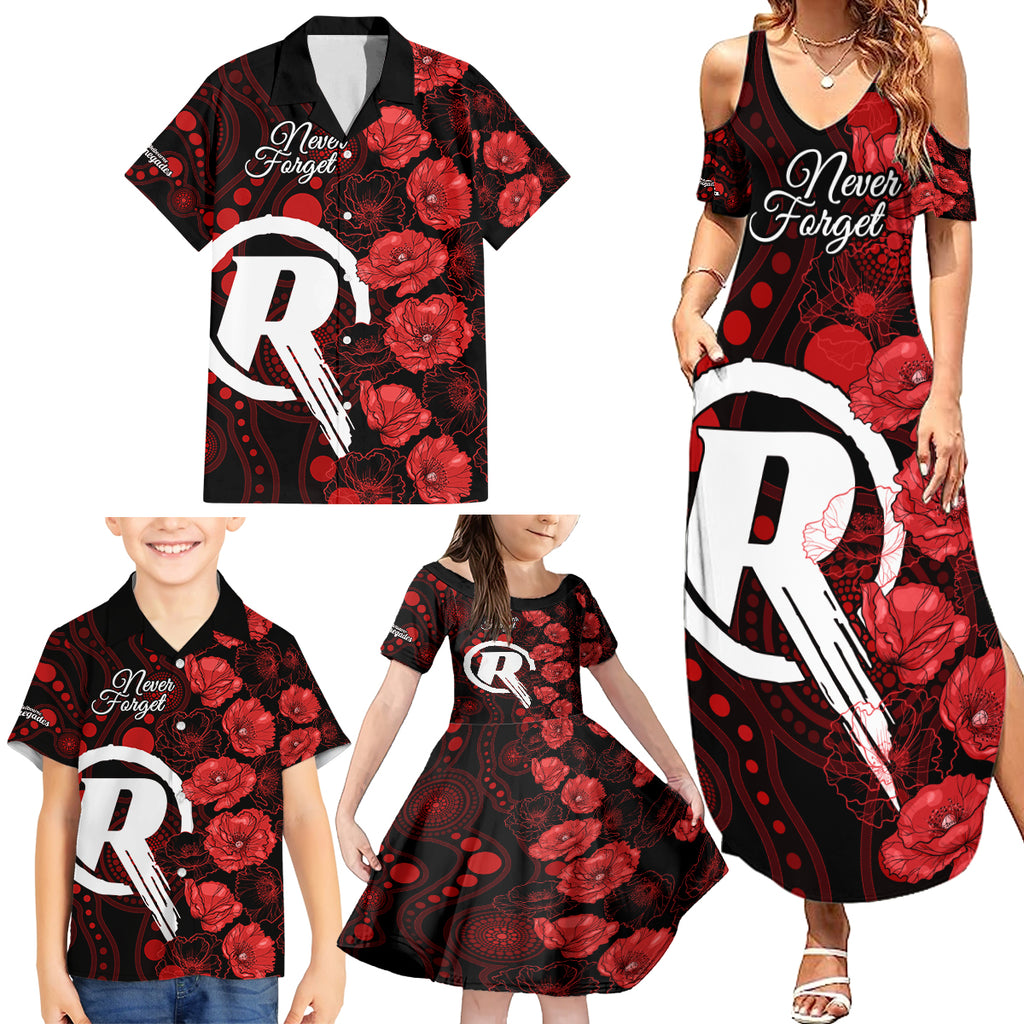 renegades-cricket-never-forget-custom-family-matching-summer-maxi-dress-and-hawaiian-shirt-anzac-day-with-poppy-aboriginal