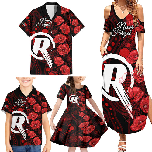 renegades-cricket-never-forget-custom-family-matching-summer-maxi-dress-and-hawaiian-shirt-anzac-day-with-poppy-aboriginal