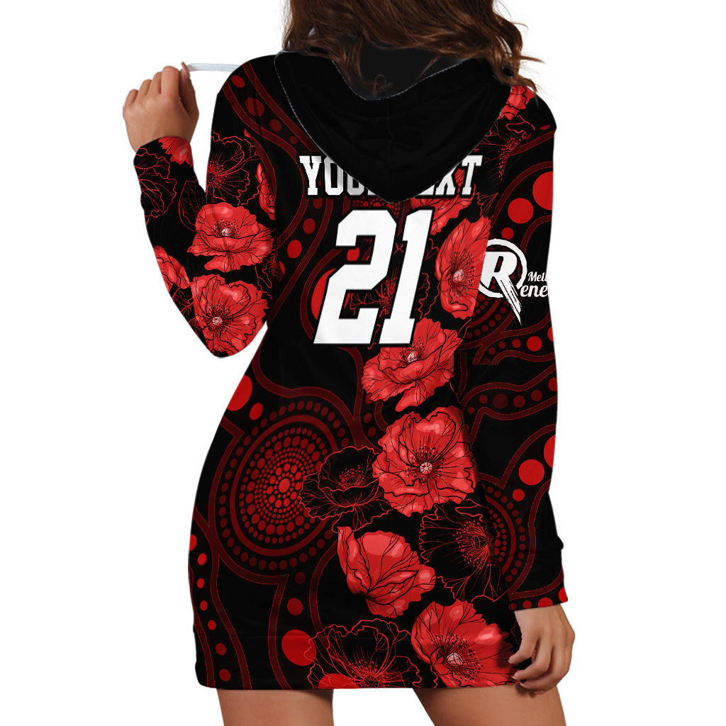 renegades-cricket-never-forget-custom-hoodie-dress-anzac-day-with-poppy-aboriginal