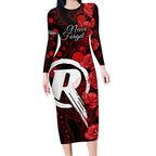 renegades-cricket-never-forget-custom-long-sleeve-bodycon-dress-anzac-day-with-poppy-aboriginal