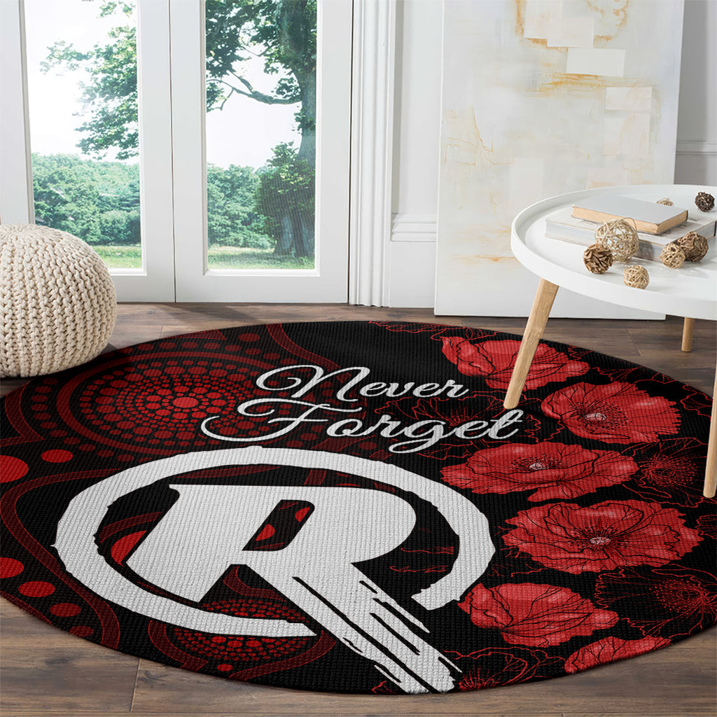 renegades-cricket-never-forget-custom-round-carpet-anzac-day-with-poppy-aboriginal
