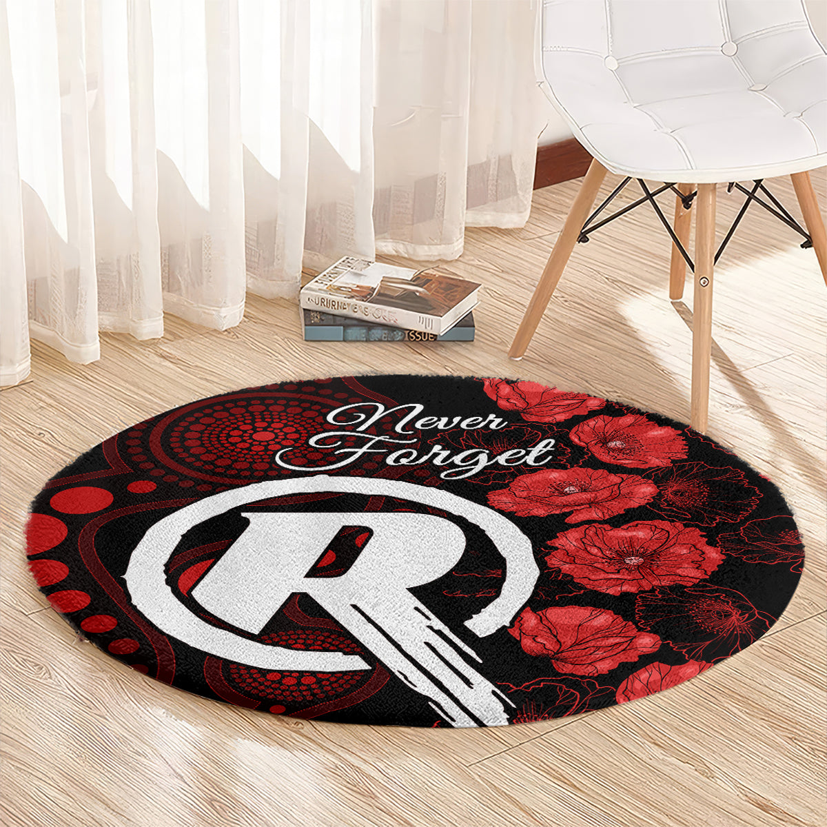renegades-cricket-never-forget-custom-round-carpet-anzac-day-with-poppy-aboriginal