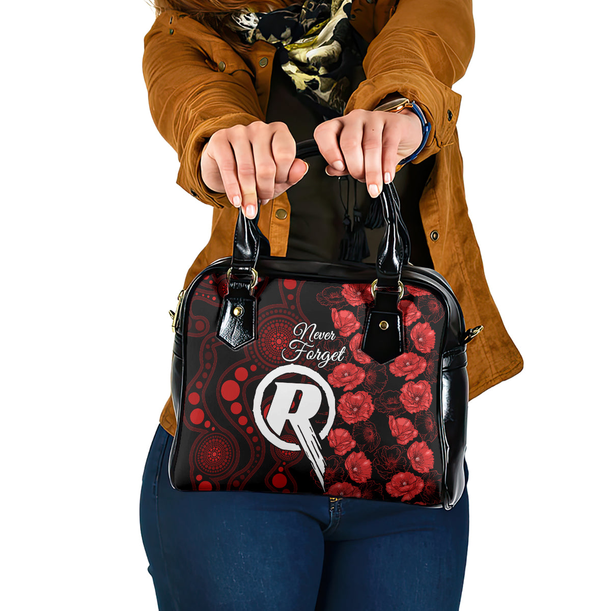 renegades-cricket-never-forget-custom-shoulder-handbag-anzac-day-with-poppy-aboriginal
